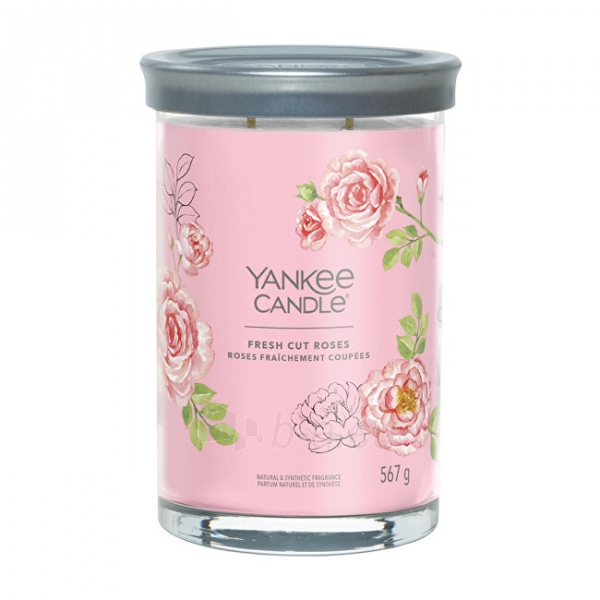 Aromatinė žvakė Yankee Candle Aromatic candle Signature tumbler large Fresh Cut Rose s 567 g paveikslėlis 1 iš 1