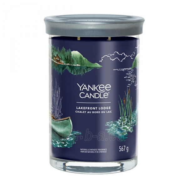 Aromatinė žvakė Yankee Candle Aromatic candle Signature tumbler large Lakefront Lodge 567 g paveikslėlis 1 iš 1