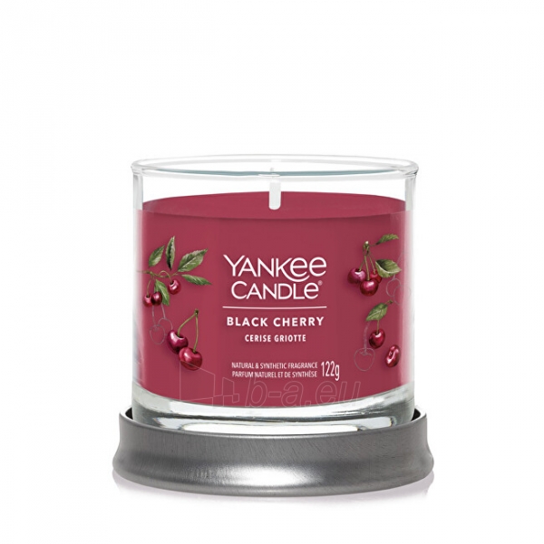 Aromatinė žvakė Yankee Candle Aromatic candle Signature tumbler small Black Cherry 122 g paveikslėlis 2 iš 2