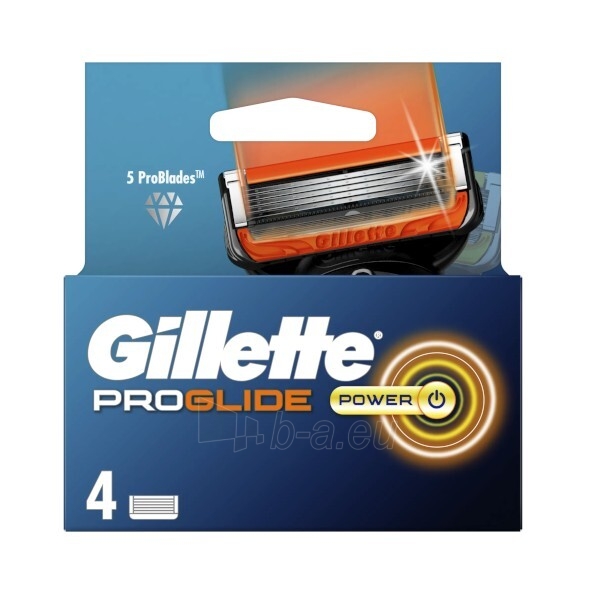 Atsarginės galvutės Gillette Gillette Fusion ProGlide Power 4 vnt paveikslėlis 1 iš 1