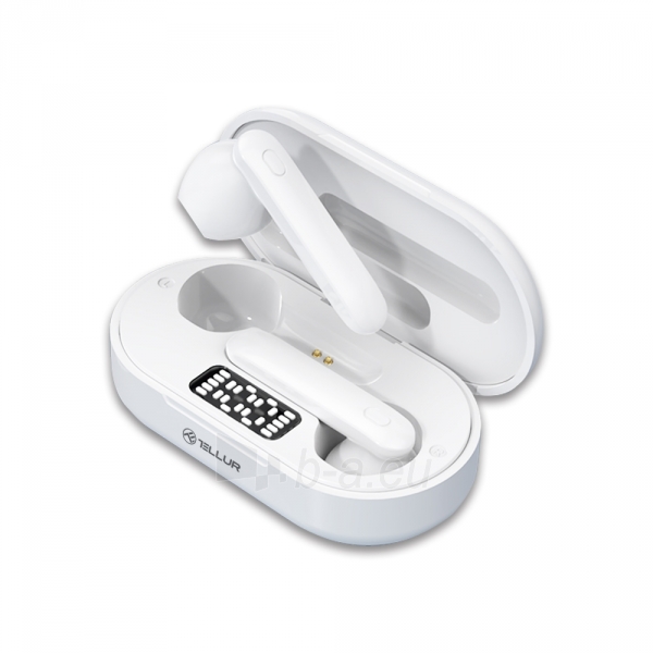 Ausinės Tellur Flip True Wireless Earphones white paveikslėlis 2 iš 6