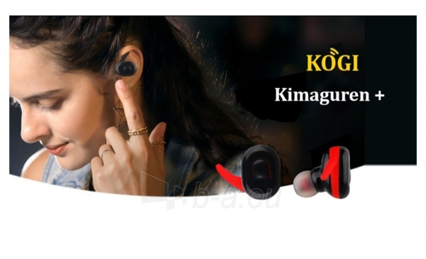 Ausinės V.Silencer Ture Wireless Earbuds black/red paveikslėlis 7 iš 7