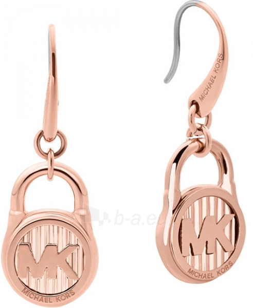 michael kors lock earrings gold