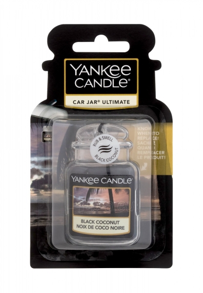 Automobilio gaiviklis Yankee Candle Black Coconut Car Jar 1vnt paveikslėlis 1 iš 1