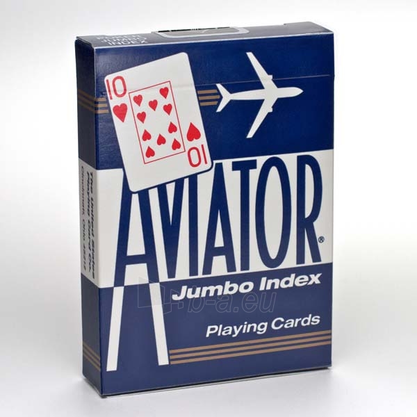 Aviator Jumbo pokerio kortos (Mėlynos) paveikslėlis 5 iš 5