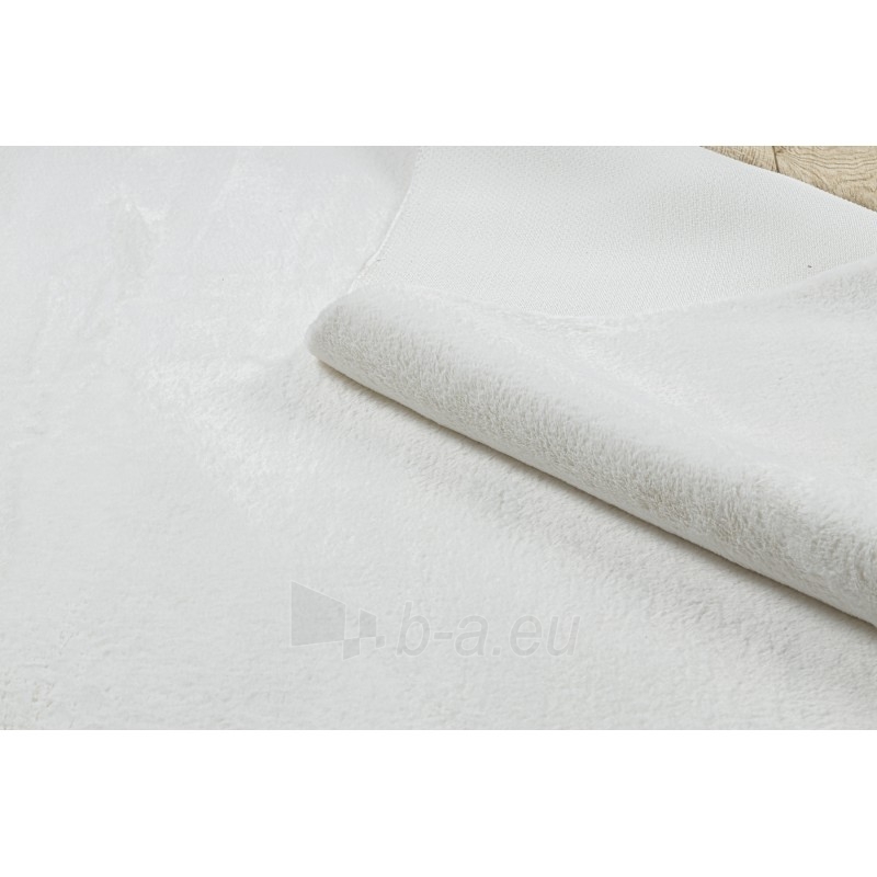 Baltas kailio imitacijos kilimas POSH | 120x160 cm paveikslėlis 14 iš 17