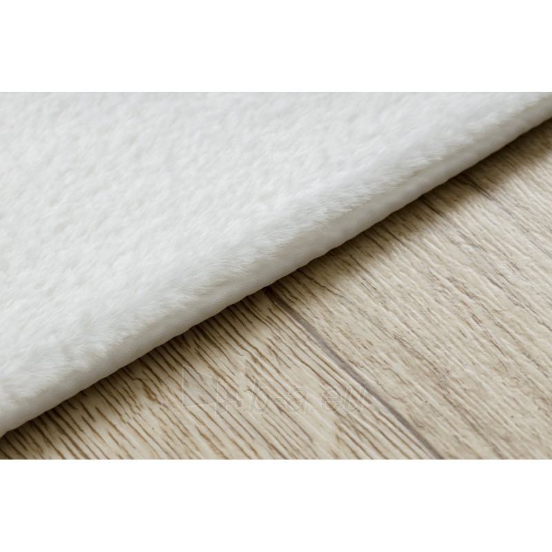 Baltas kailio imitacijos kilimas POSH | 120x160 cm paveikslėlis 9 iš 17