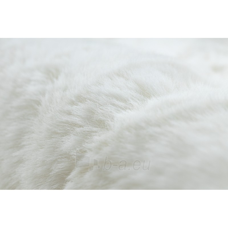 Baltas kailio imitacijos kilimas TEDDY | 120x160 cm paveikslėlis 14 iš 17