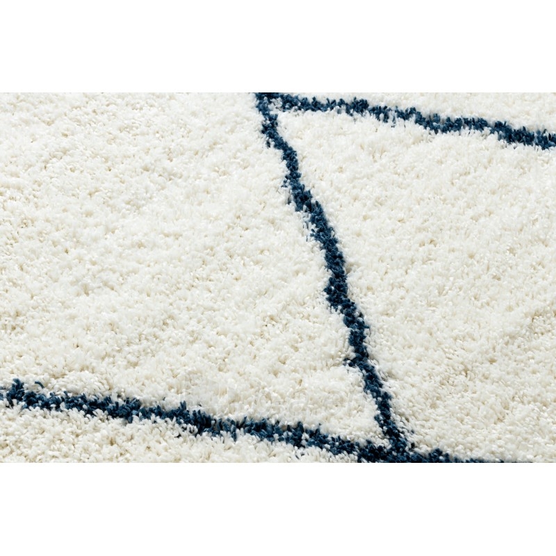 Baltas kilimas su mėlynais akcentais UNION | 140x190 cm paveikslėlis 5 iš 16