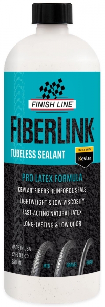 Bekamerinių padangų užpildas/hermetikas Finish Line FiberLink 950ml paveikslėlis 1 iš 1