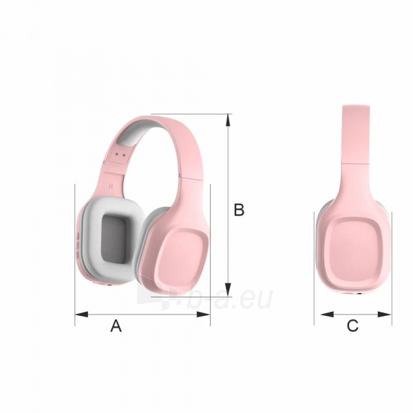 Belaidės ausinės Manta HDP802PK pink paveikslėlis 9 iš 10