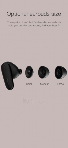 Belaidės ausinės Orsen T3 Bluetooth Earphones black paveikslėlis 7 iš 10