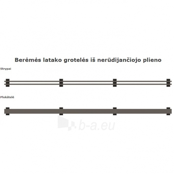 Berėmis dušo latakas ACO ShowerDrain S ir grotelės 70, 80, 90, 100, 120, 150 cm 120 cm paveikslėlis 4 iš 4