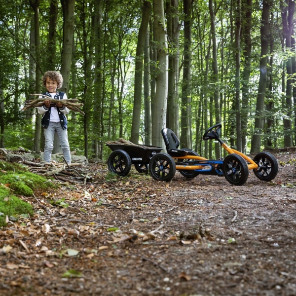 Berg pedalinis kartingas, oranžinis paveikslėlis 10 iš 11