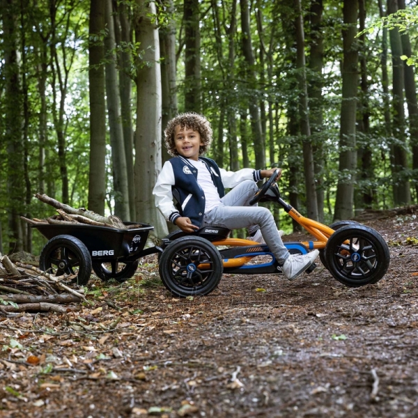 Berg pedalinis kartingas, oranžinis paveikslėlis 6 iš 11