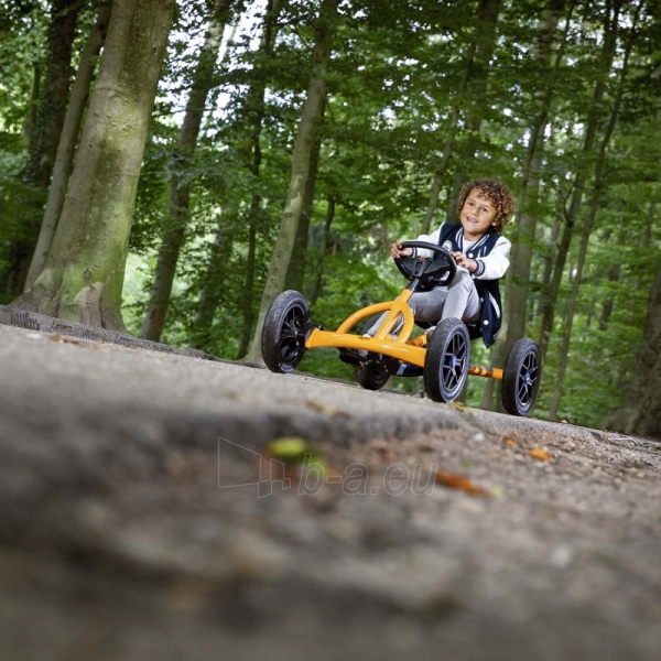 Berg pedalinis kartingas, oranžinis paveikslėlis 3 iš 11