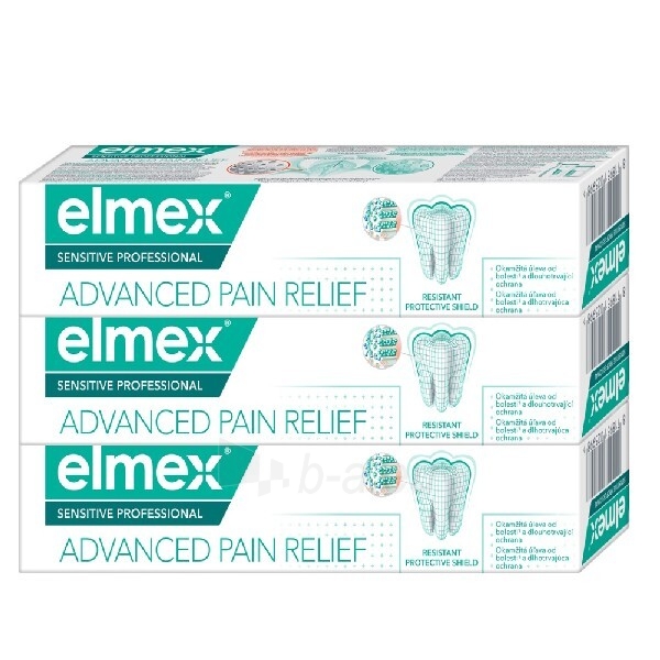 Dantų pasta Elmex Sensitive Professional 3 x 75 ml paveikslėlis 1 iš 1