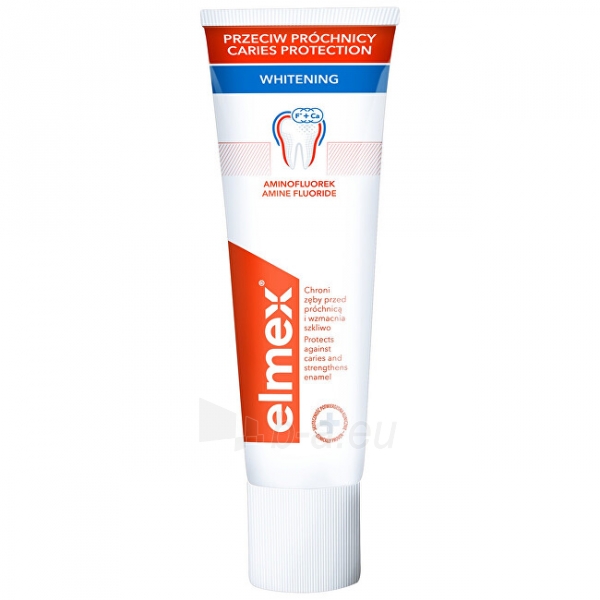 Dantų pasta Elmex Whitening Toothpaste Caries Protection Whitening 75 ml paveikslėlis 2 iš 10