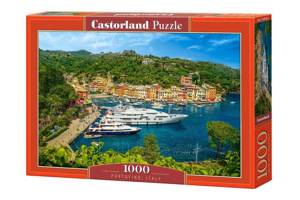 Dėlionė Castorland Portofino, Italy, 1000 dalių paveikslėlis 1 iš 1