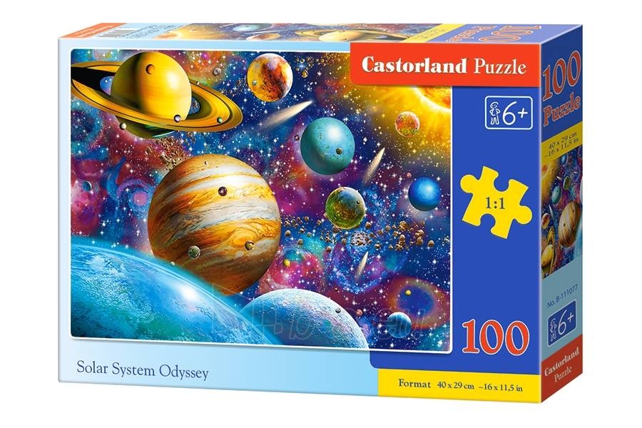 Dėlionė Castorland Solar System Odyssey, 100 dalių paveikslėlis 1 iš 1