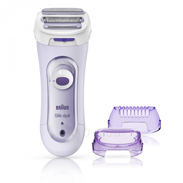 Depiliatorius Braun Lady Style 5560 Violet electric women´s shaver paveikslėlis 5 iš 6