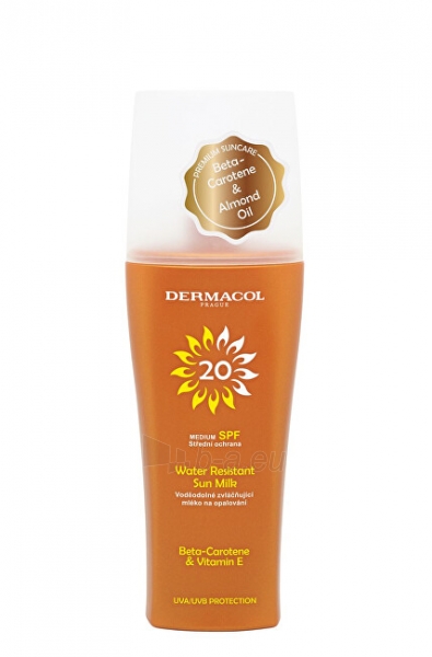 Dermacol Sun SPF 20 (Water Resistant Milk Spray) 200 ml paveikslėlis 1 iš 1