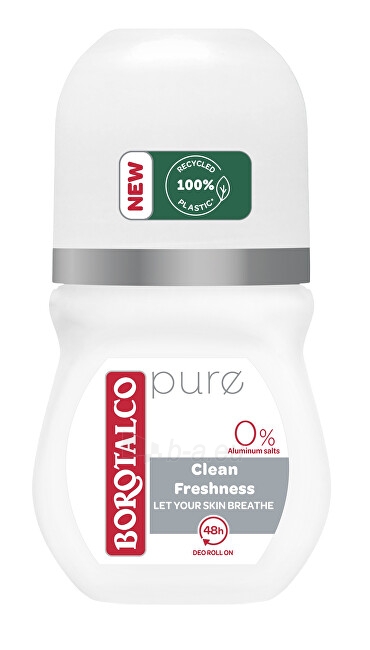 Dezodorantas Borotalco 48H Pure (Deo Roll On) 150 ml paveikslėlis 1 iš 2