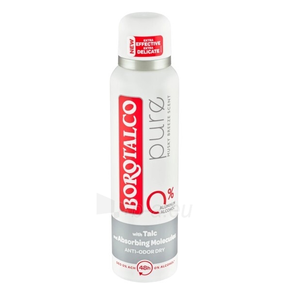 Dezodorantas Borotalco 48H Pure (Spray Deodorant) 150 ml paveikslėlis 1 iš 1