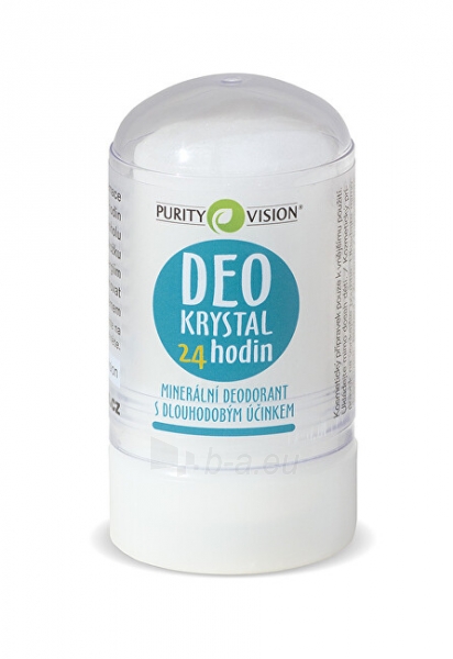 Dezodorantas Purity Vision Mineral crystal deo 24 hours - 120 g paveikslėlis 1 iš 4