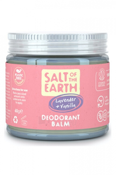 Dezodorantas Salt Of The Earth Lavender & Vanilla Natural Mineral (Deodorant Balm) 60 g paveikslėlis 1 iš 1