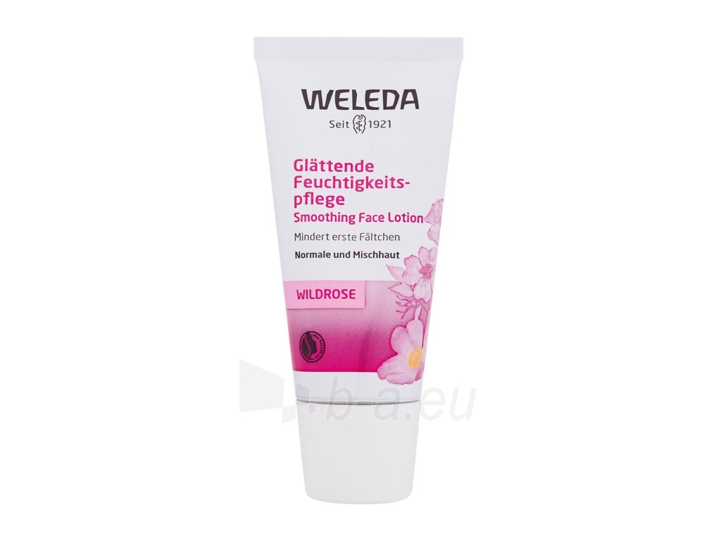 Dieninis cream sausai skin Weleda Wild Rose Smoothing Facial Lotion 30ml paveikslėlis 1 iš 1