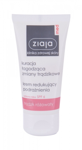 Dieninis kremas Ziaja Med Acne Treatment Soothing 50ml SPF6 paveikslėlis 1 iš 1