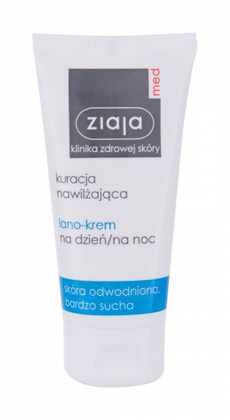 Dieninis cream Ziaja Med Hydrating Treatment Day And Night Lanolin 50ml paveikslėlis 1 iš 1