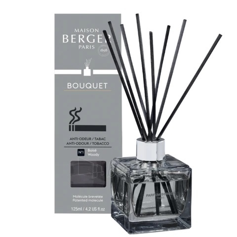 Difuzorius Maison Berger Paris Cube Woody (Anti-odour Tobacco) 125 ml paveikslėlis 2 iš 3