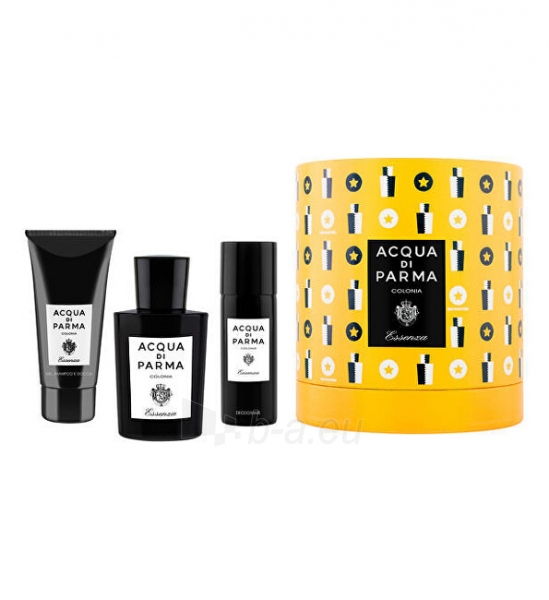 Gift set Acqua Di Parma Colonia Essenza - EDC 100 ml + dušo želė 75 ml + dezodorantas 50 ml paveikslėlis 1 iš 1