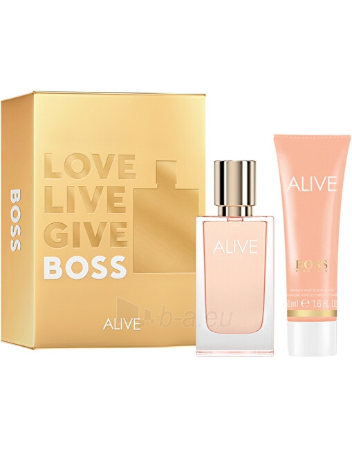 Dovanų rinkinys Hugo Boss Boss Alive - EDP 30 ml + tělové mléko 50 ml paveikslėlis 1 iš 3