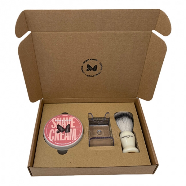 Gift set Men Rock London Dárková sada holicí péče Black Pomegranate (Shaving Gift Set) paveikslėlis 2 iš 3