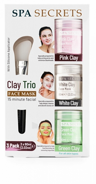 xpel spa secrets green trio face mask