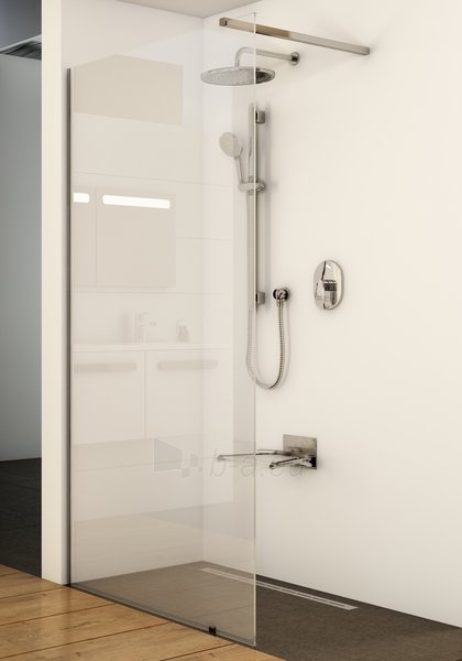 Dušo kabina Ravak Walk-in Wall, 70x200 bright alu+Transparent paveikslėlis 3 iš 8