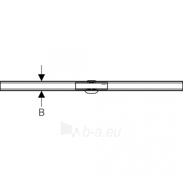 Dušo latako grotelės Geberit CleanLine60 130 cm paveikslėlis 6 iš 9