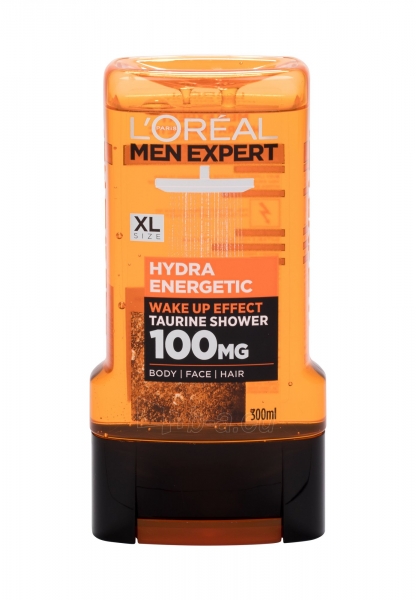 Dušas želeja L´Oréal Paris Men Expert Hydra Energetic Shower Gel 300ml 100 MG paveikslėlis 1 iš 1