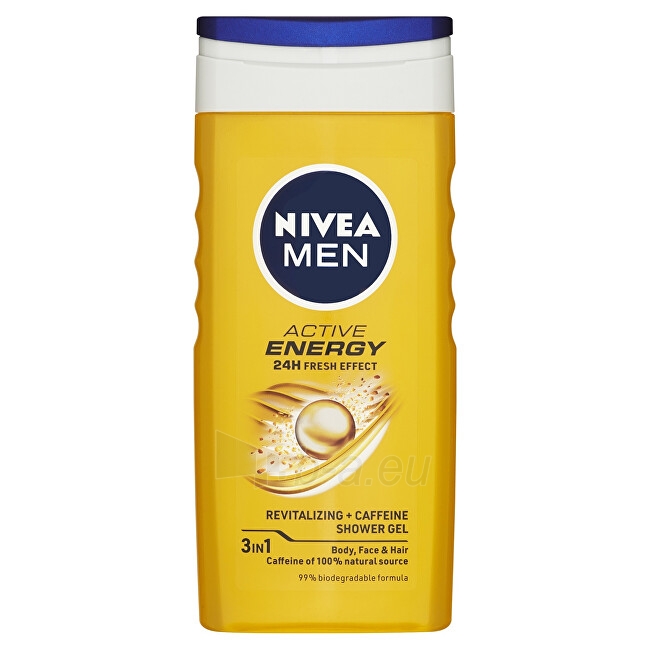 Dušo želė Nivea Men Active Energy 500ml paveikslėlis 1 iš 4