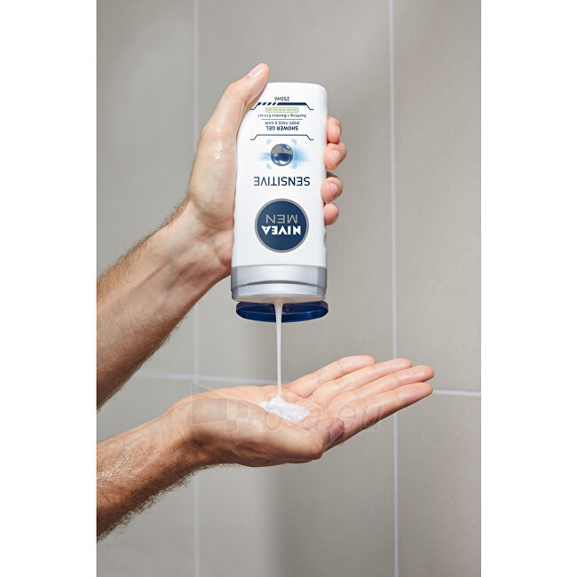 Dušo žele Nivea Shower Gel for Men Sensitive 250 ml paveikslėlis 9 iš 10