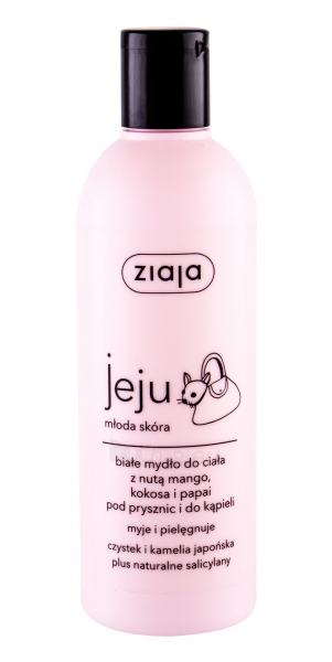 Dušo želė Ziaja Jeju White Shower Gel 300ml paveikslėlis 1 iš 1