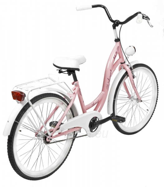 Velosipēds AZIMUT Julie 24 2021 pink-white paveikslėlis 2 iš 3