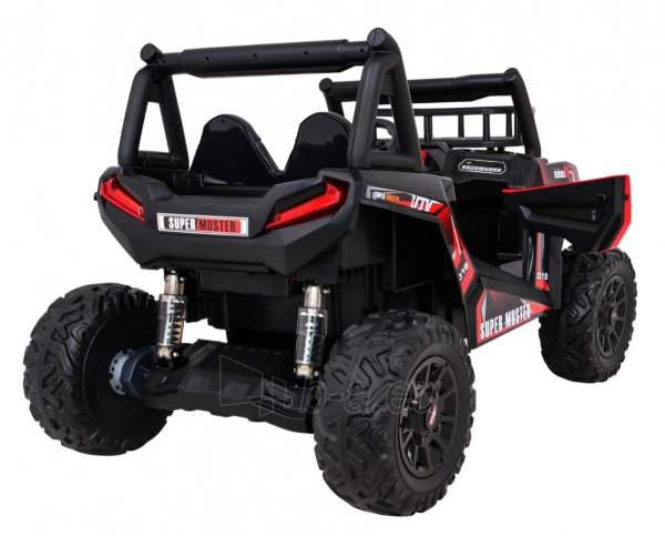 Dvivietis elektromobilis Buggy UTV, raudonas paveikslėlis 7 iš 18