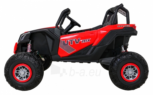 Dvivietis elektromobilis Buggy UTV-MX, raudonas paveikslėlis 13 iš 17