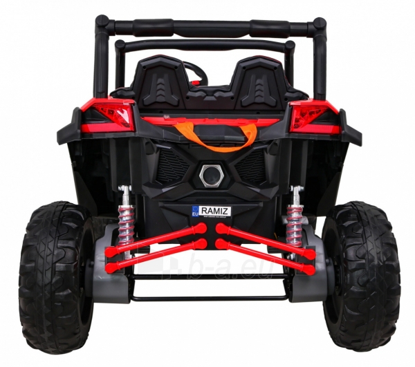 Dvivietis elektromobilis Buggy UTV-MX, raudonas paveikslėlis 11 iš 17