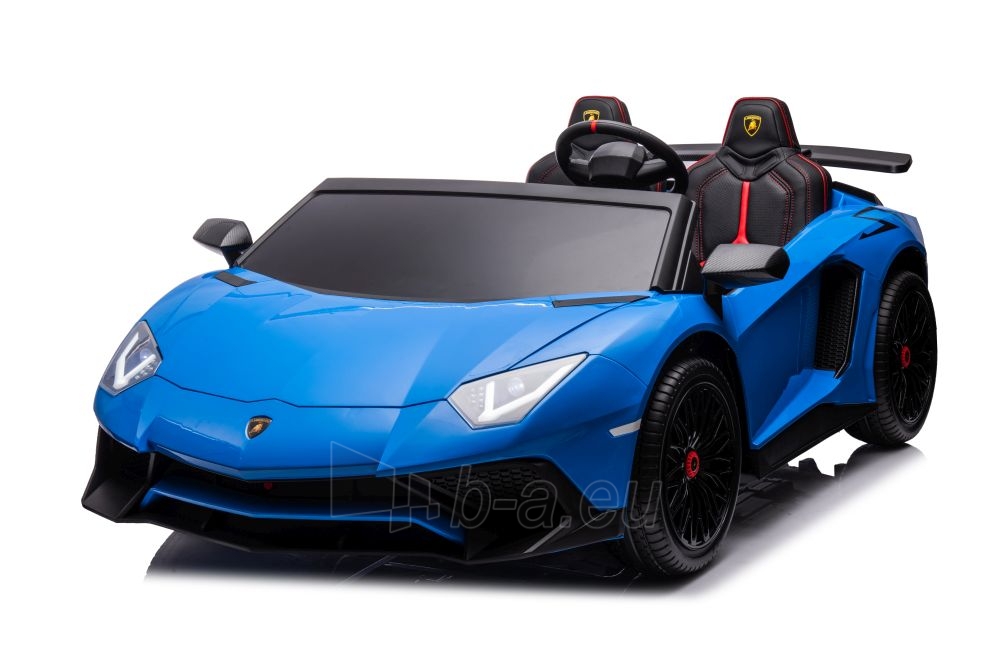 Dvivietis elektromobilis Lamborghini XXL A8803, mėlynas paveikslėlis 10 iš 13