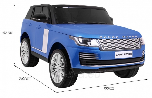 Dvivietis elektromobilis Range Rover HSE, mėlynas paveikslėlis 13 iš 15